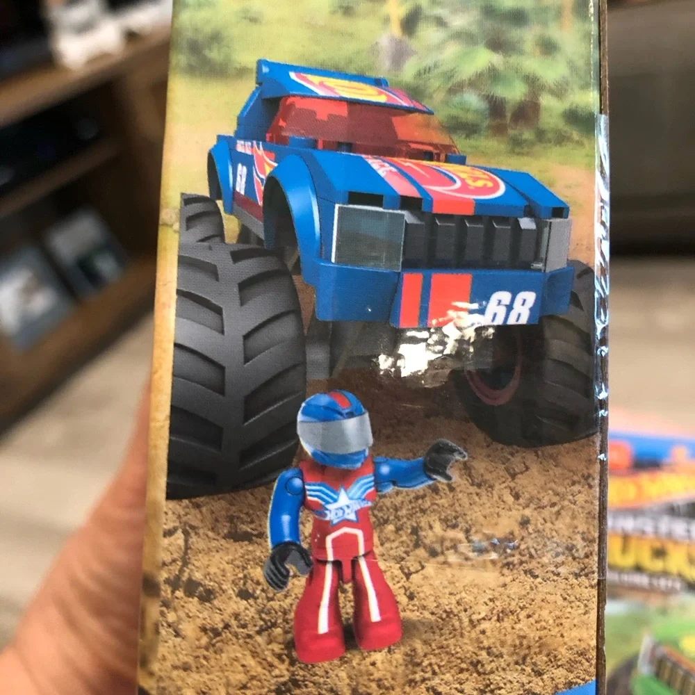 Mega Hot Wheels Race Ace Monster Truck– Blue and Red